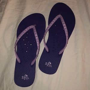 Purple Shower Shoes